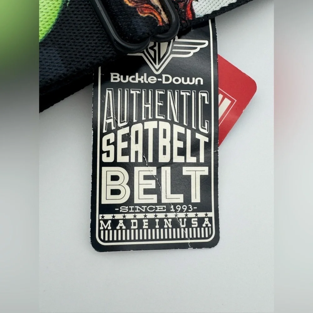 NWT Buckle-Down Seat belt Marvel Kids boys Belt hulk superhero Thor Ironman